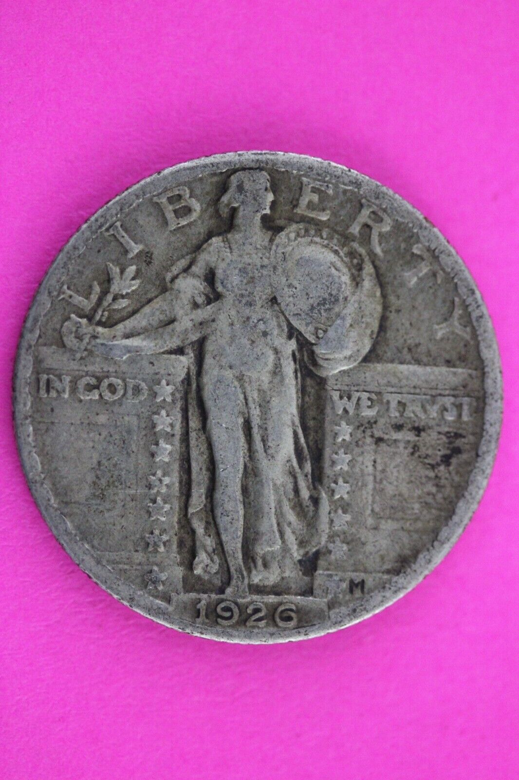 Full Date 1926 P Standing Liberty Silver Quarter You Get The Coin In Pic TOM 49