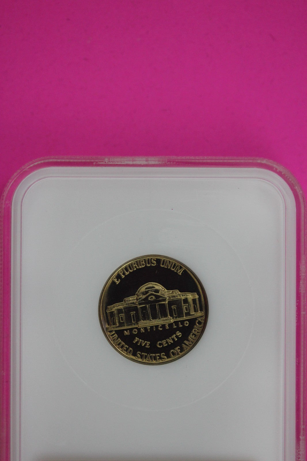 1955 PF 68 Jefferson Nickel NGC Certified Graded Authentic Genuine Slab 1274