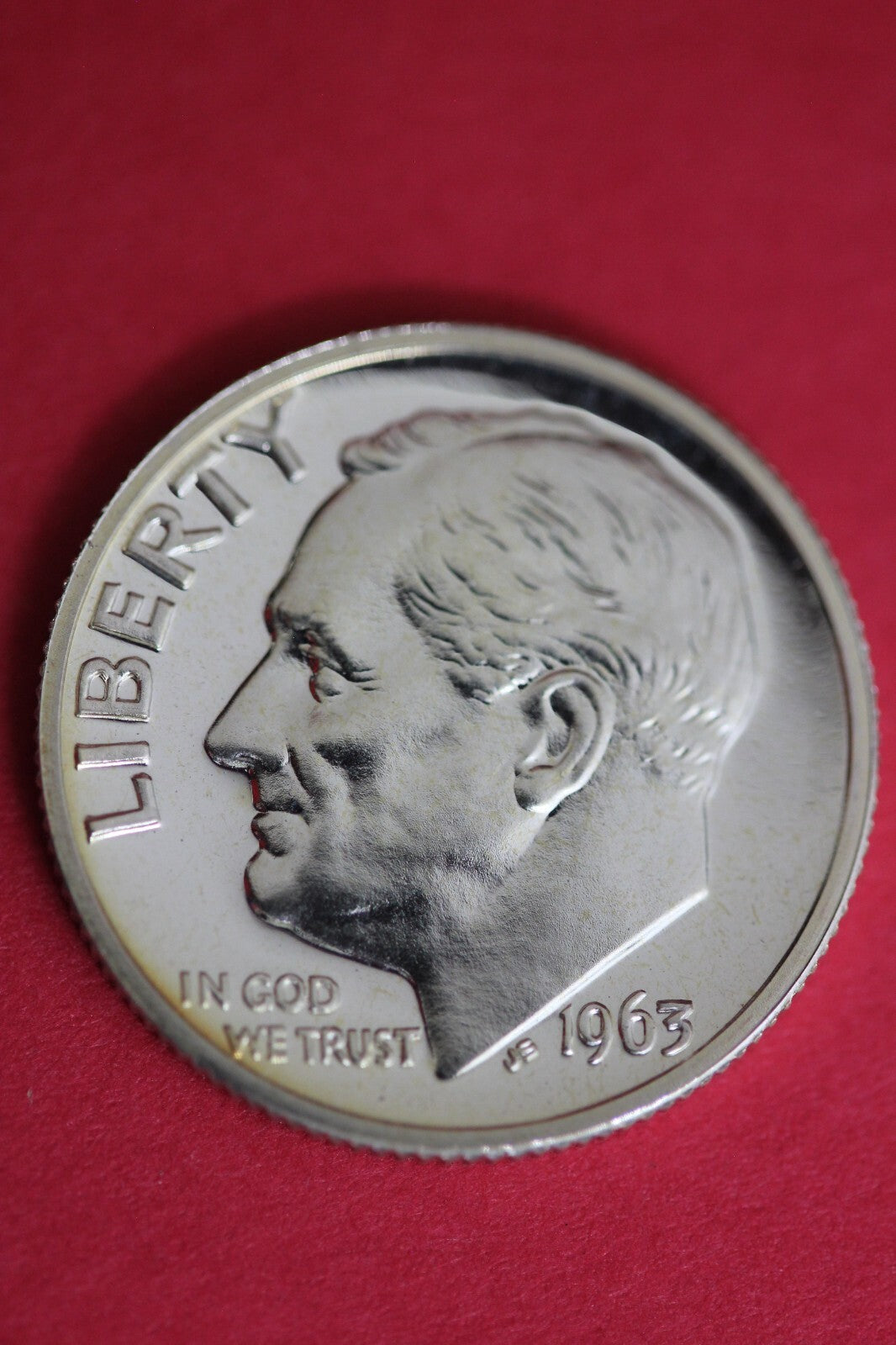 1963 Silver Proof Roosevelt Dime Exact Coin Shown Fast Shipping OCE 23