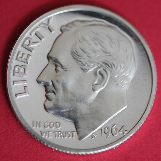 1964 Silver Proof Roosevelt Dime Exact Coin Shown  32