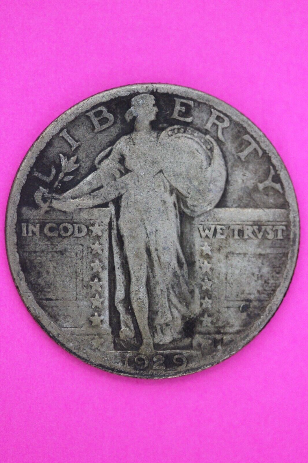 Full Date 1929 P Standing Liberty Silver Quarter You Get The Coin In Pics TOM 26