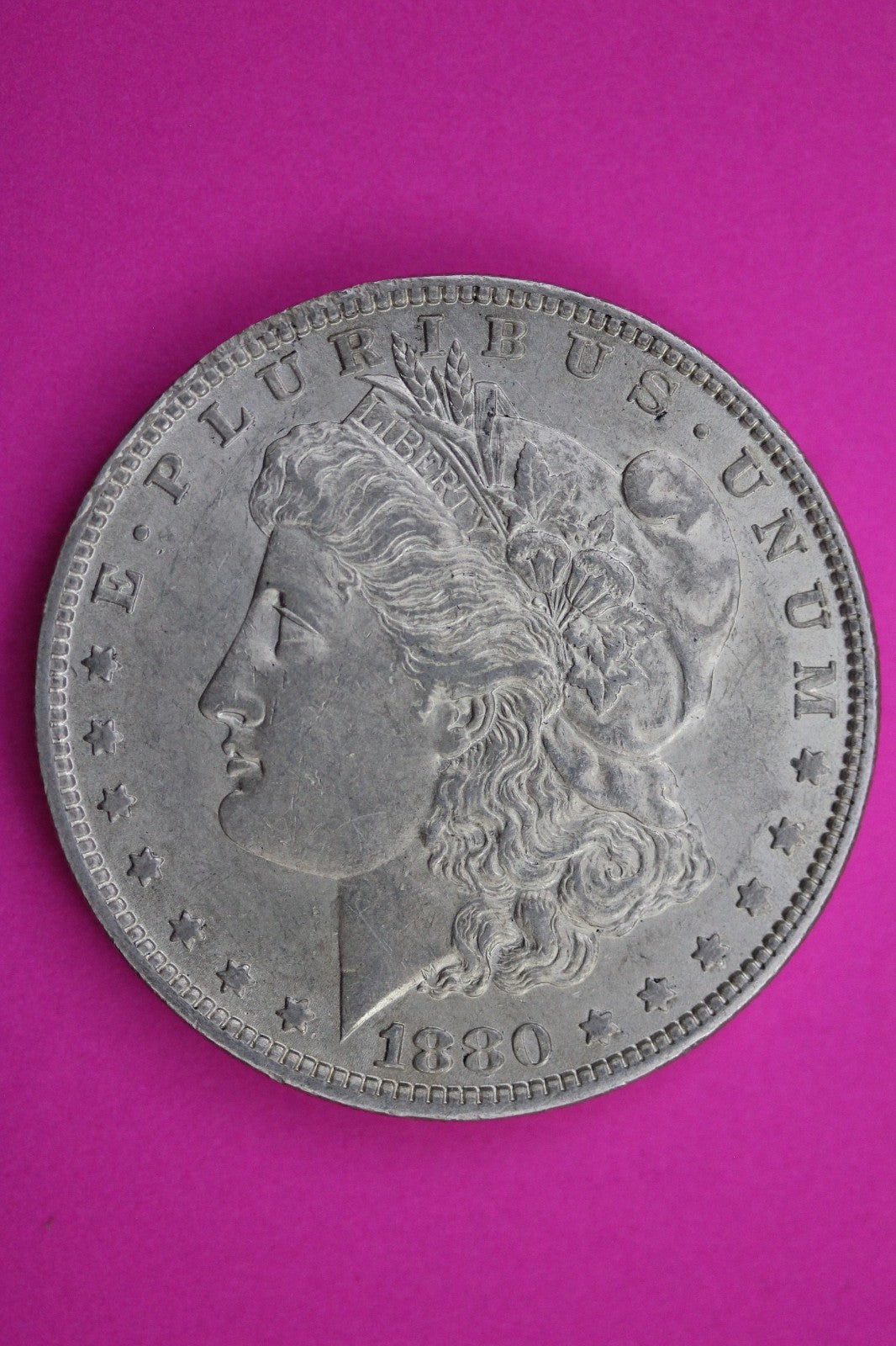 High Grade 1880 O Morgan Liberty Silver Dollar Guaranteed Authentic Coin 1648