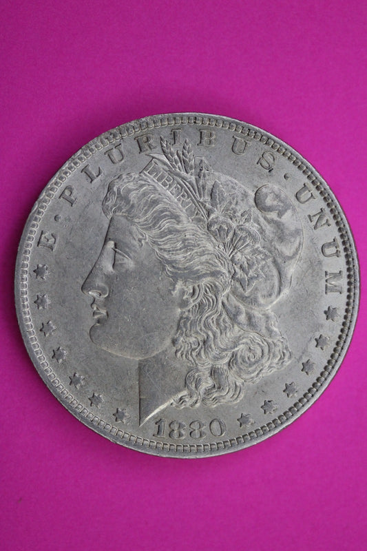 High Grade 1880 O Morgan Liberty Silver Dollar Guaranteed Authentic Coin 1648