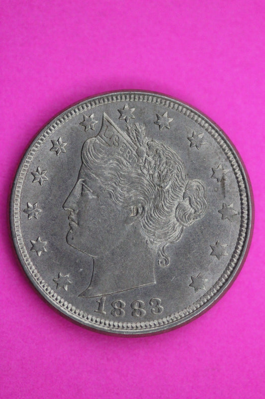 High Grade 1883 No Cents V Liberty Nickel Exact Coin Pictured Scarce Key Date 05