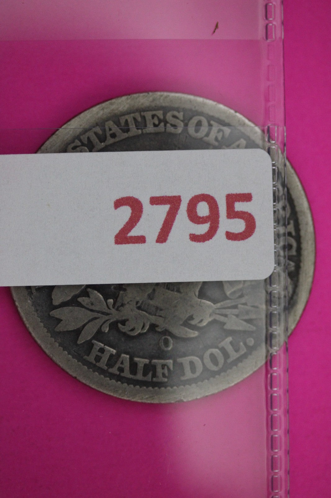 1855 O Seated Liberty Half Dollar Silver Exact Coin Shown Low Grade Filler 2795