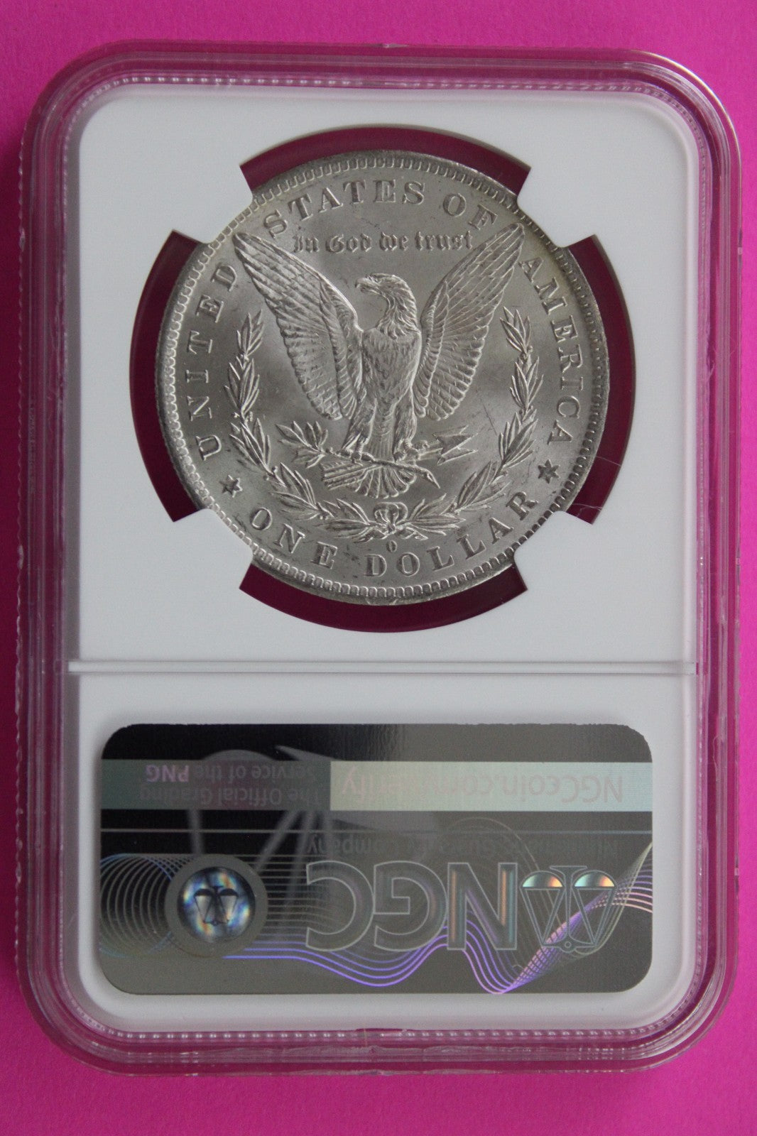 1884 O MS 63 Liberty Morgan Silver Dollar NGC Certified Graded Authentic 789