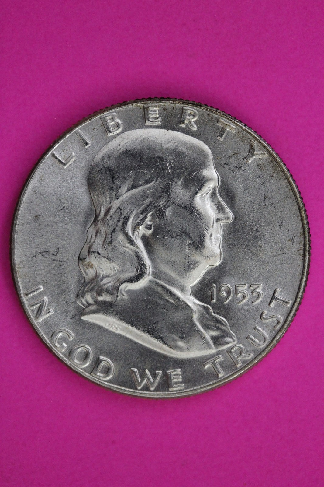 High Grade 1953 P Ben Franklin Half Dollar Silver Coin Guaranteed Authentic 1794