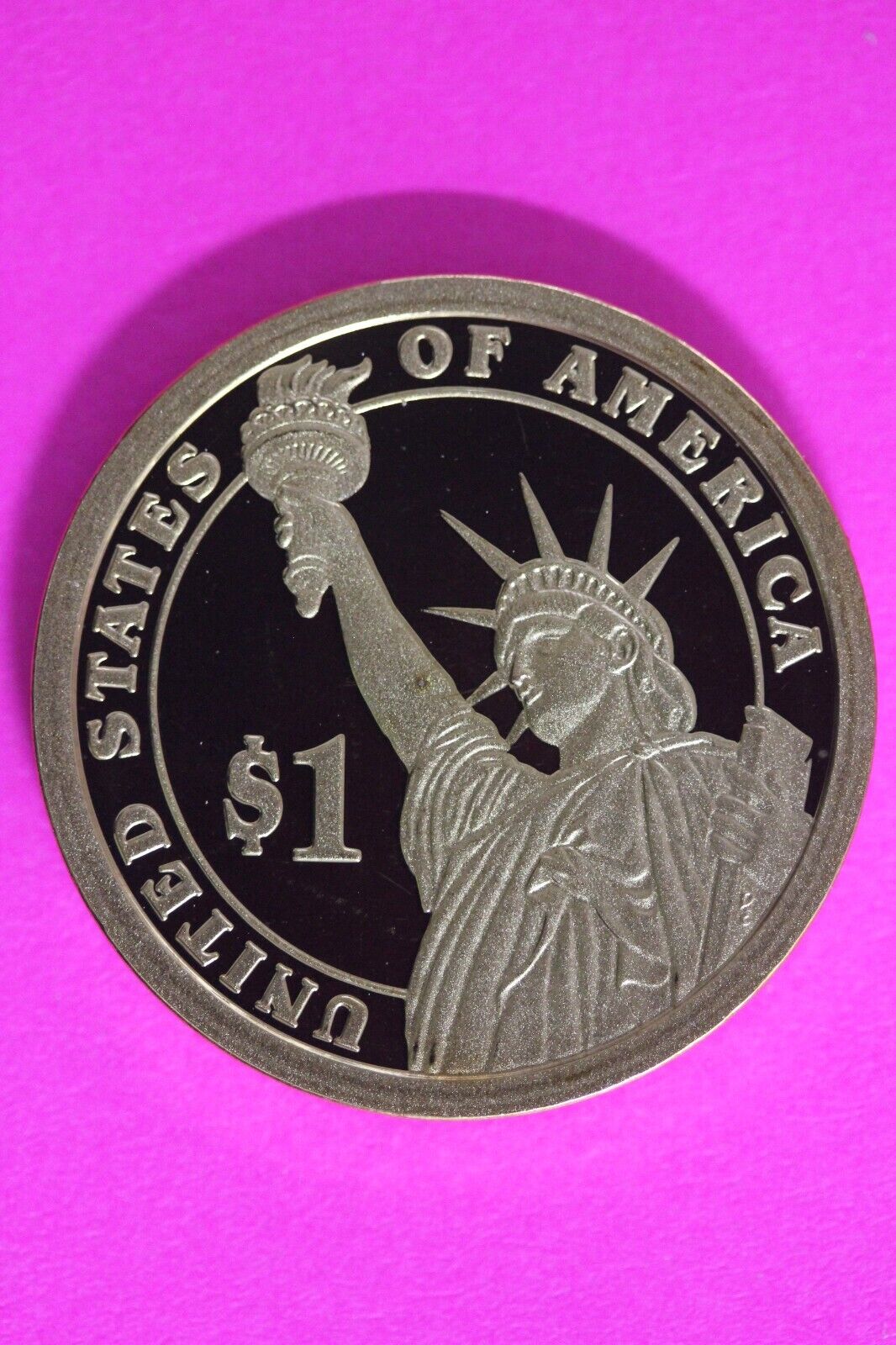 Proof 2012 S Grover Cleveland 1 Presidential Dollar DCAM Exact Coin Shown TOM 07