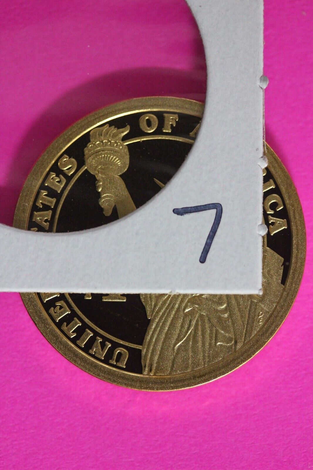 Proof 2012 S Grover Cleveland 1 Presidential Dollar DCAM Exact Coin Shown TOM 07