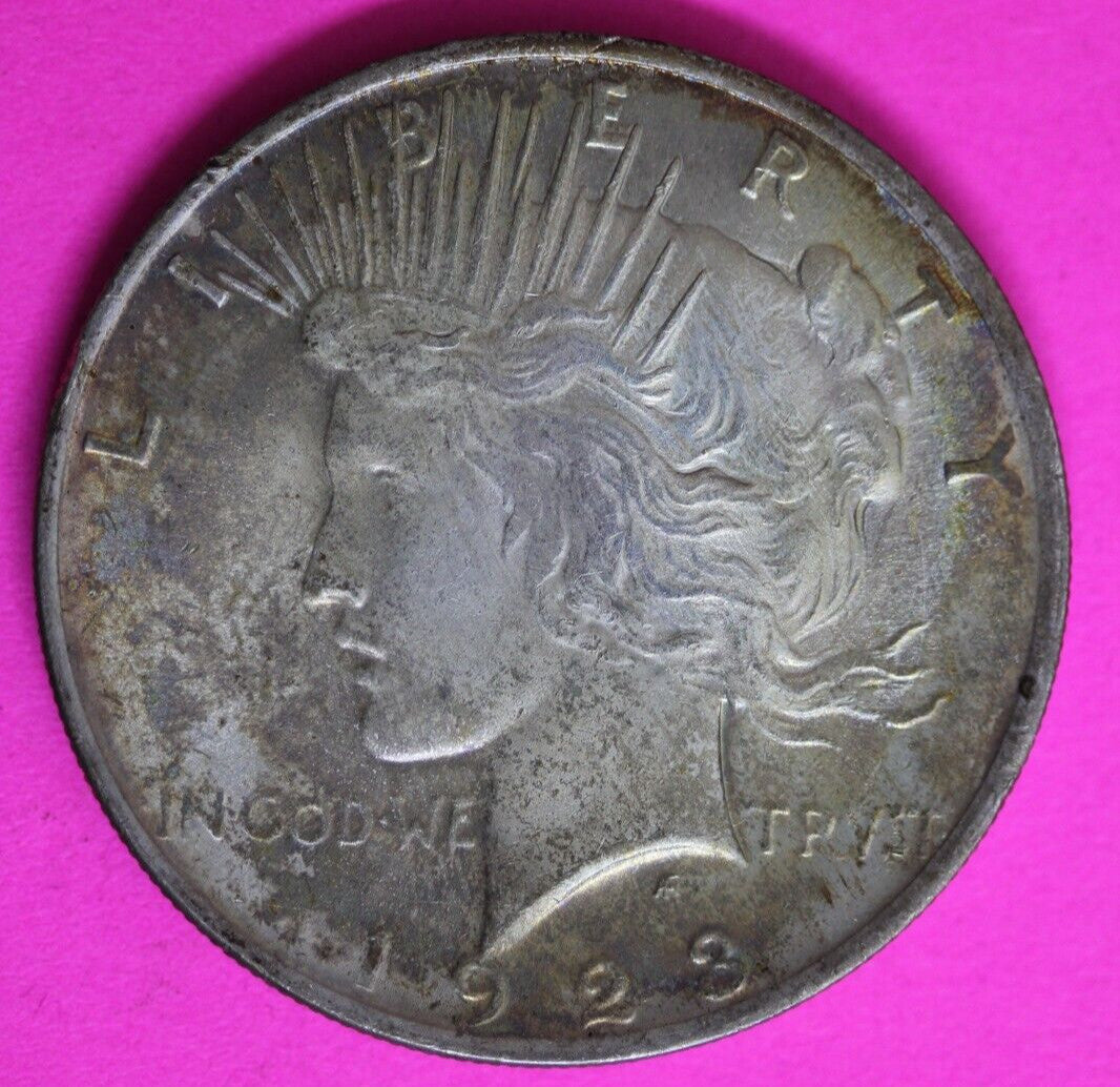 Nicely Toned 1923 P Liberty Peace Silver Dollar High Grade Philadelphia Mint 198