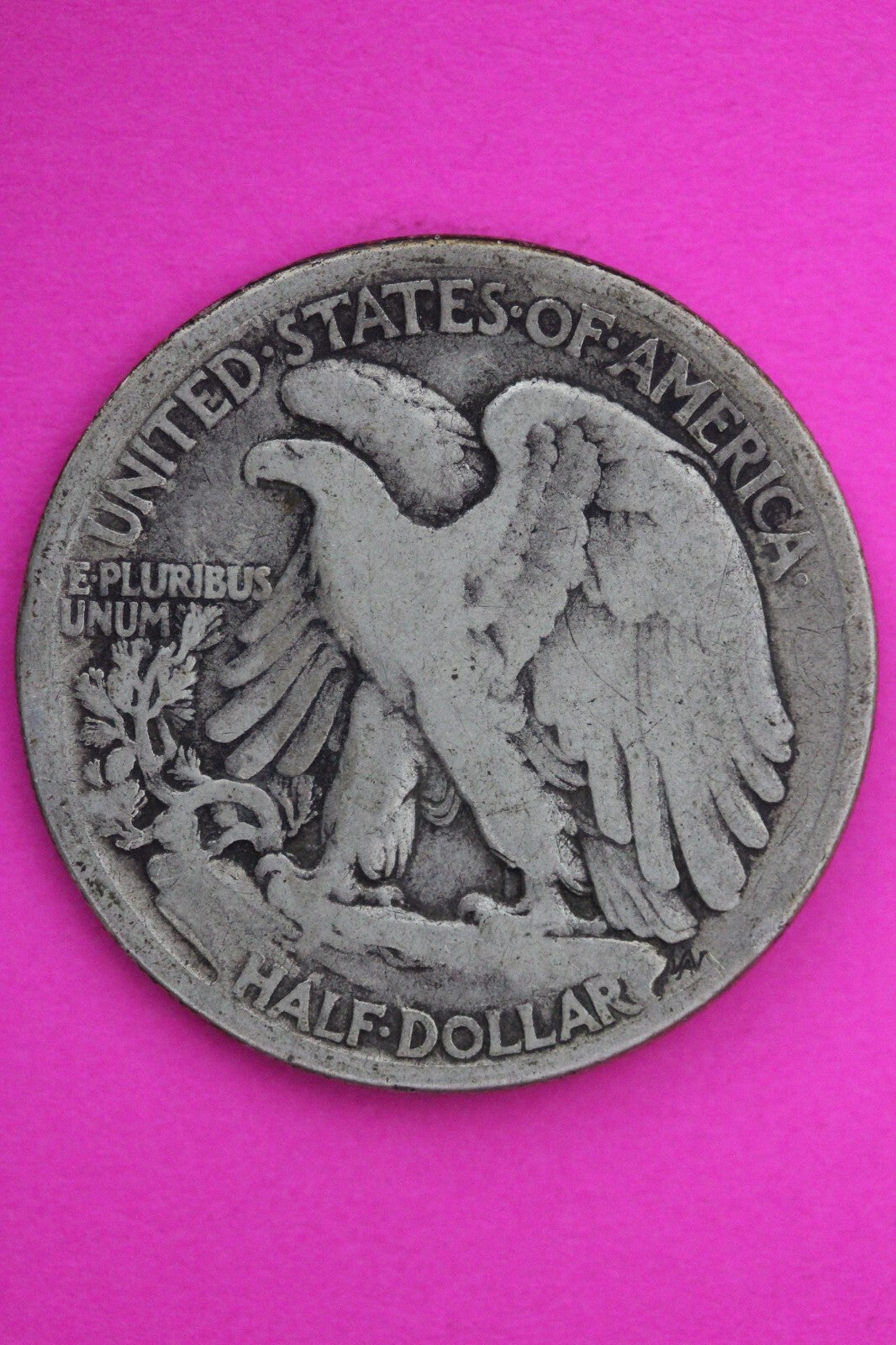 1917 S Obverse Mint Mark Walking Liberty Walker Half Dollar Coin Authentic 0439N