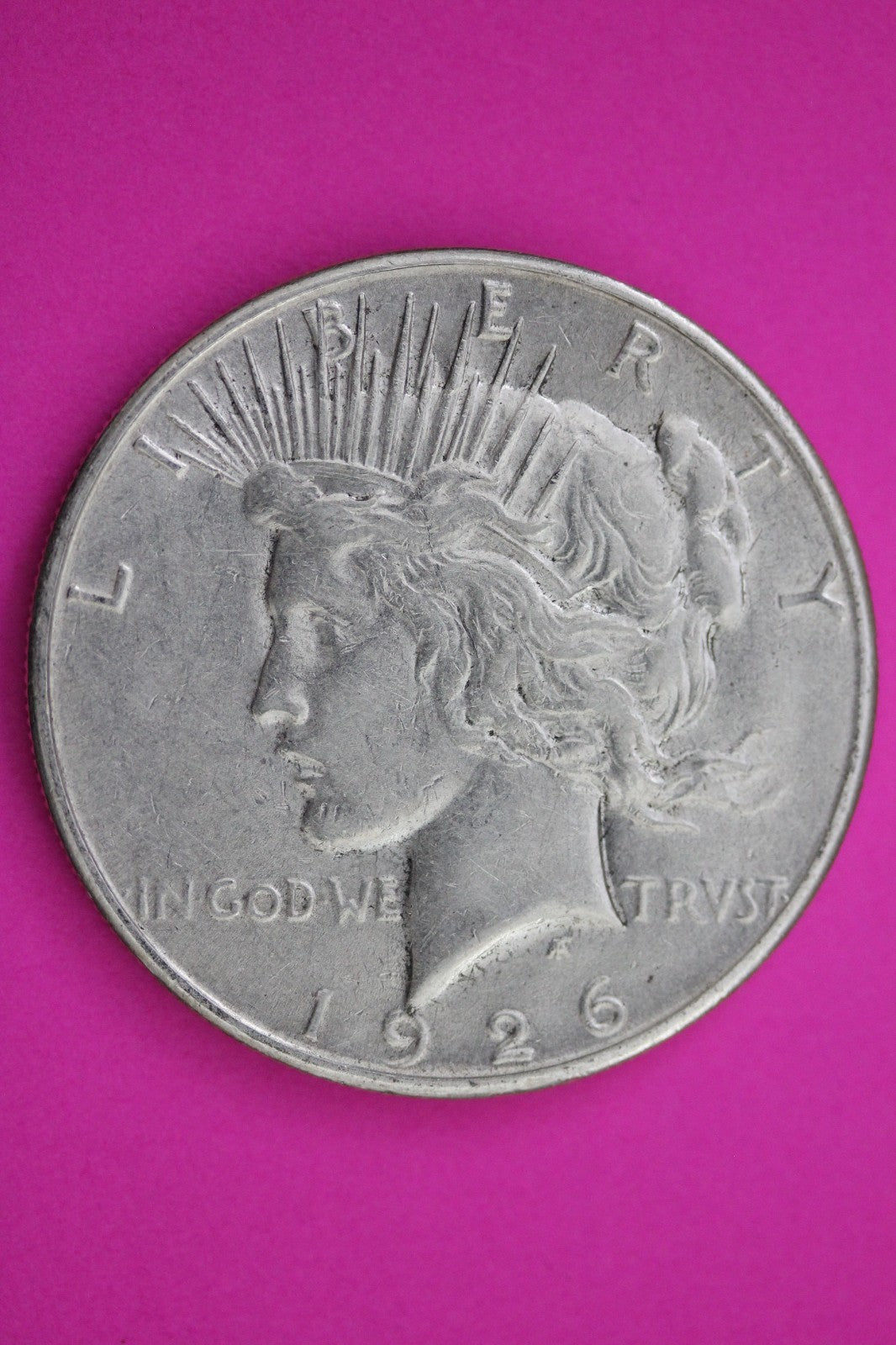 1926 S Peace Silver Dollar LIberty Coin Guaranteed Genuine American Seller 1999