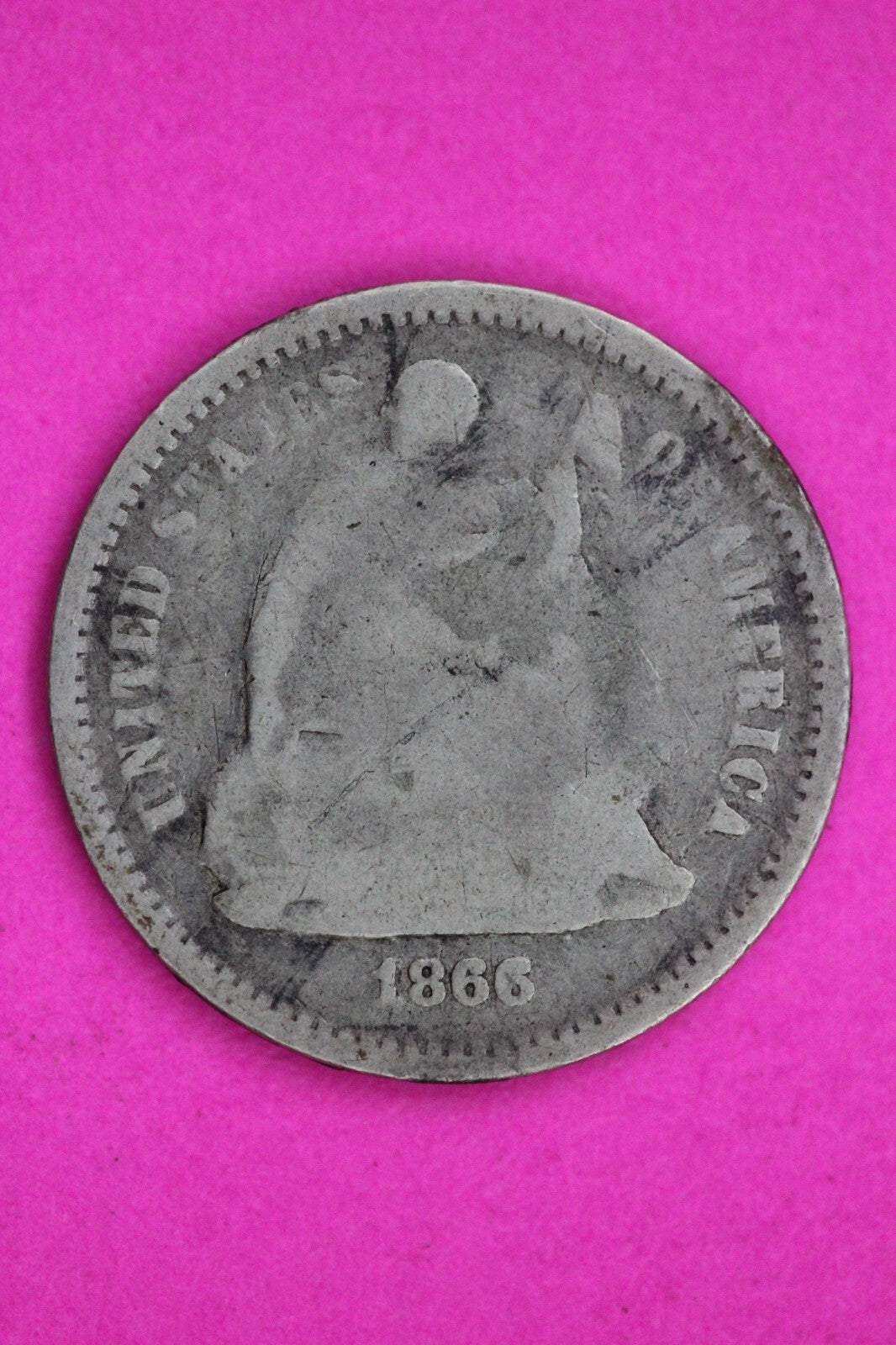 1886 S Micro O Barber Liberty Dime Silver Coin Rare Key Date Authentic 1354