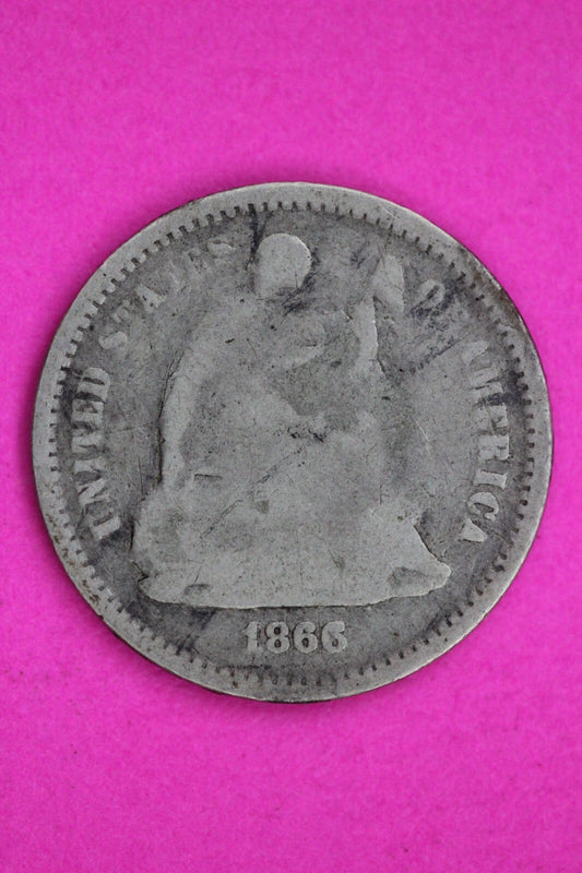 1886 S Micro O Barber Liberty Dime Silver Coin Rare Key Date Authentic 1354