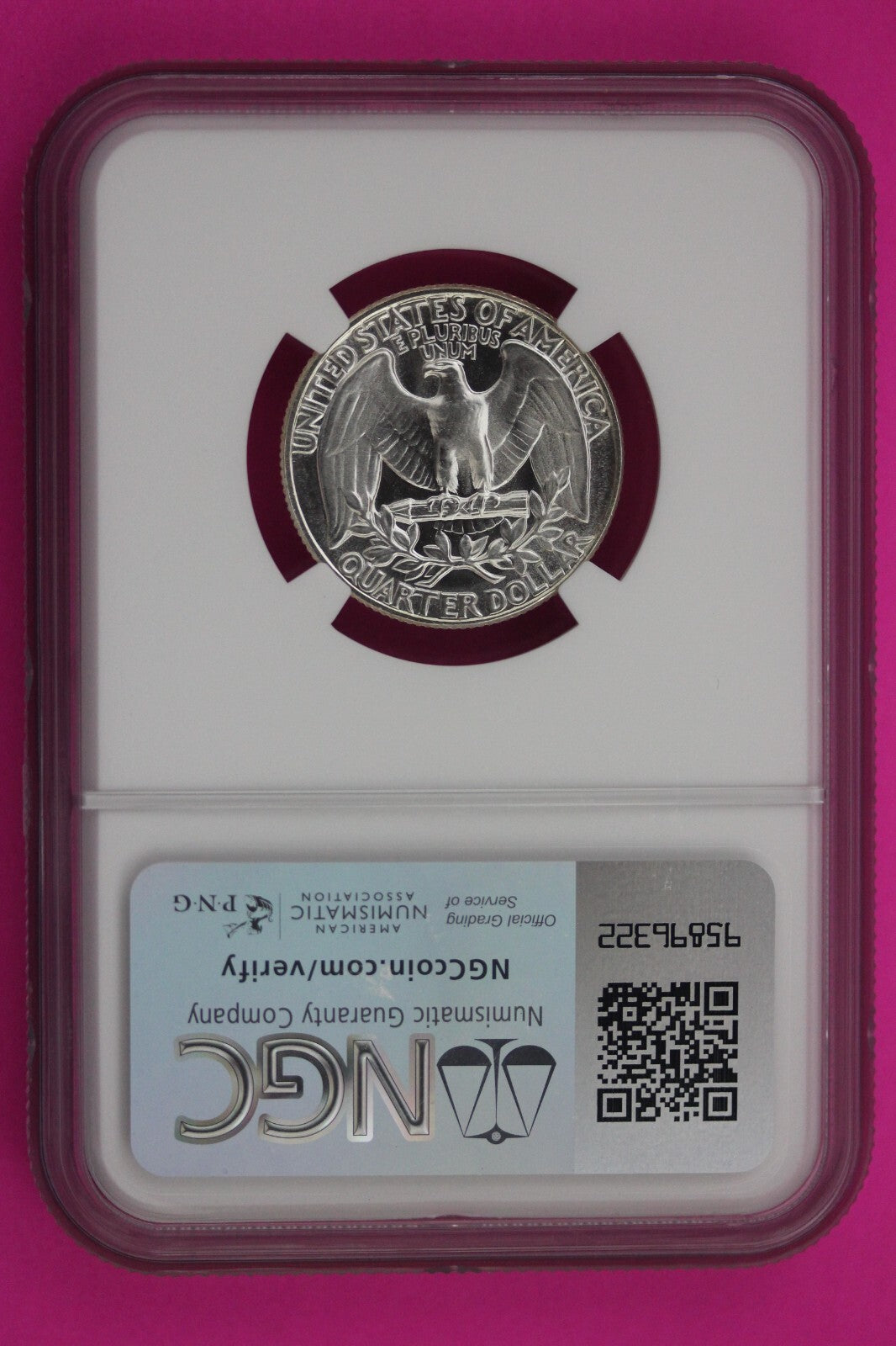 1954 PF 65 Proof Washington Silver Quarter NGC Certified Graded Authentic 245