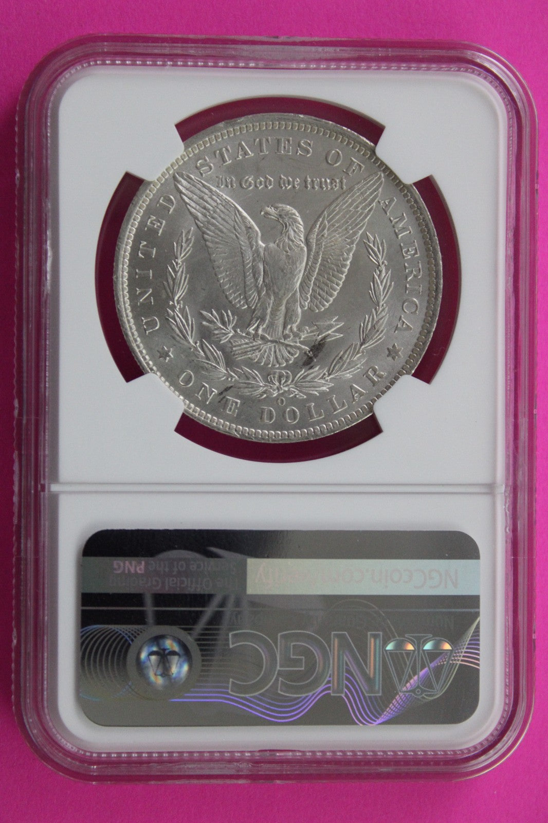 1885 O MS 63 Liberty Morgan Silver Dollar NGC Certified Graded Authentic 795