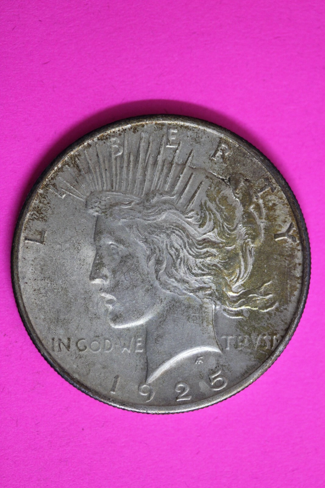 Toned 1925 P Liberty Peace Silver Dollar High Grade Philadelphia Mint 199