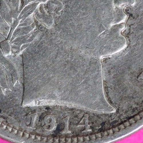 High Grade 1914 D Barber Liberty Dime Semi Key Date Silver Coin Denver Mint 95