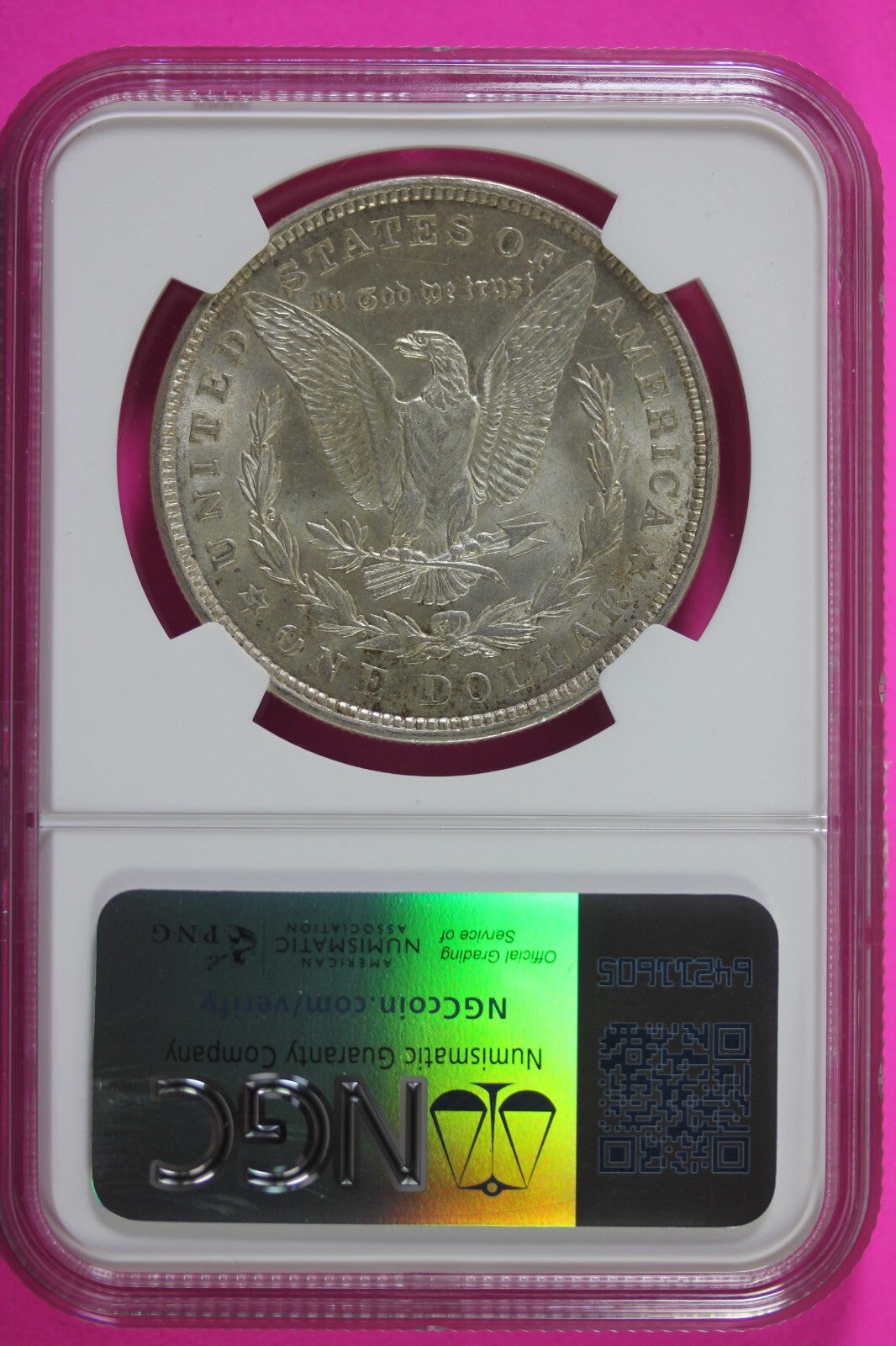 1921 D MS 63 Liberty Morgan Silver Dollar NGC Certified Graded Authentic 673