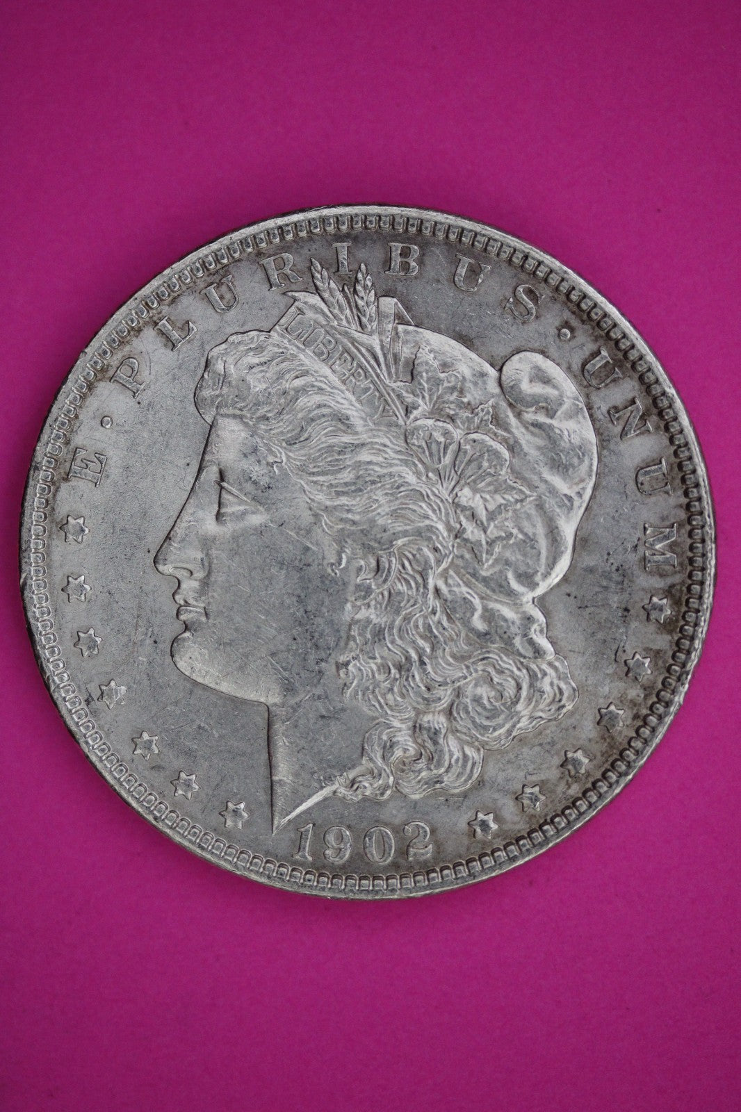 High Grade 1902 P Morgan Lady Liberty Rare Date Silver Dollar Authentic 2625