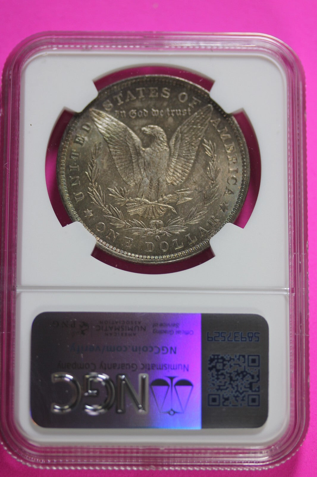1884 O MS 63 Liberty Morgan Silver Dollar NGC Certified Graded Authentic 655