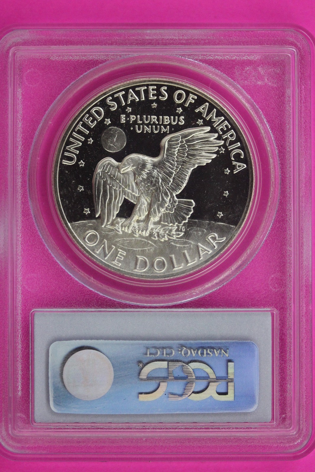 1971 S PR 69 DCAM Silver Ike Eisenhower Dollar PCGS Certified Authentic Slab 992