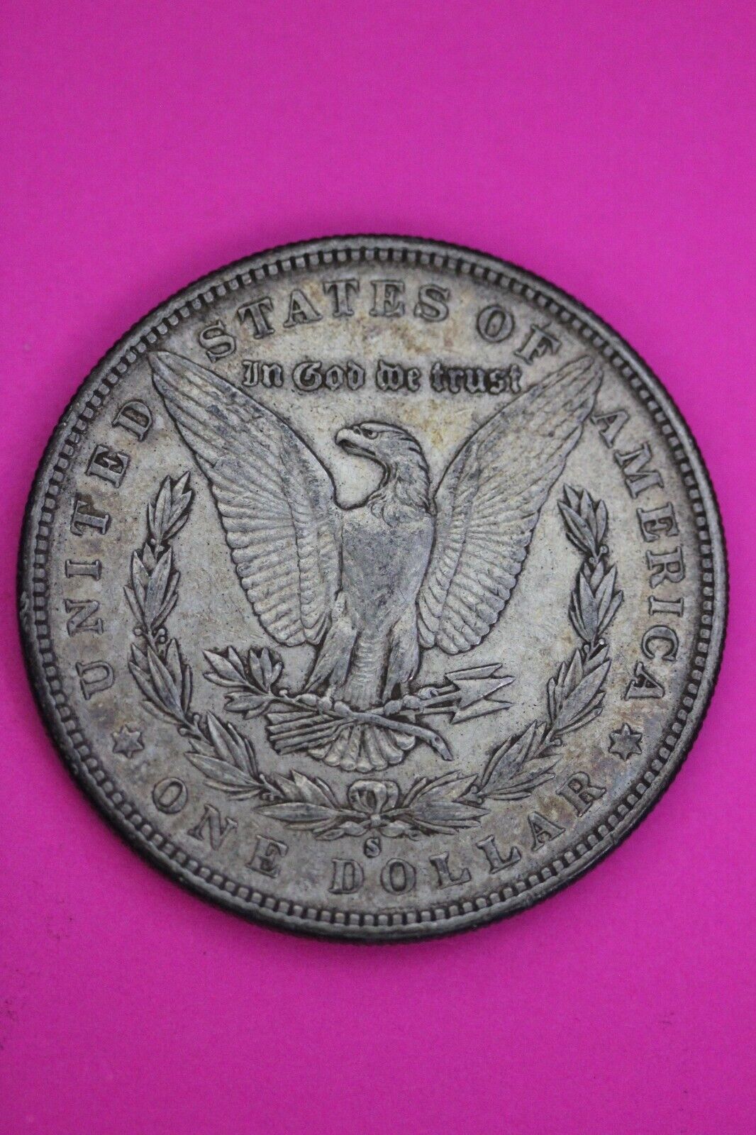 Toned 1885 S Morgan Lady Liberty Silver Dollar Key Date Coin San Francisco 392