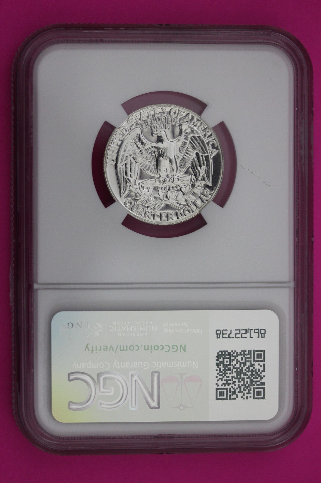 1959 PF 67 Proof Washington Silver Quarter NGC Certified Graded Authentic 264