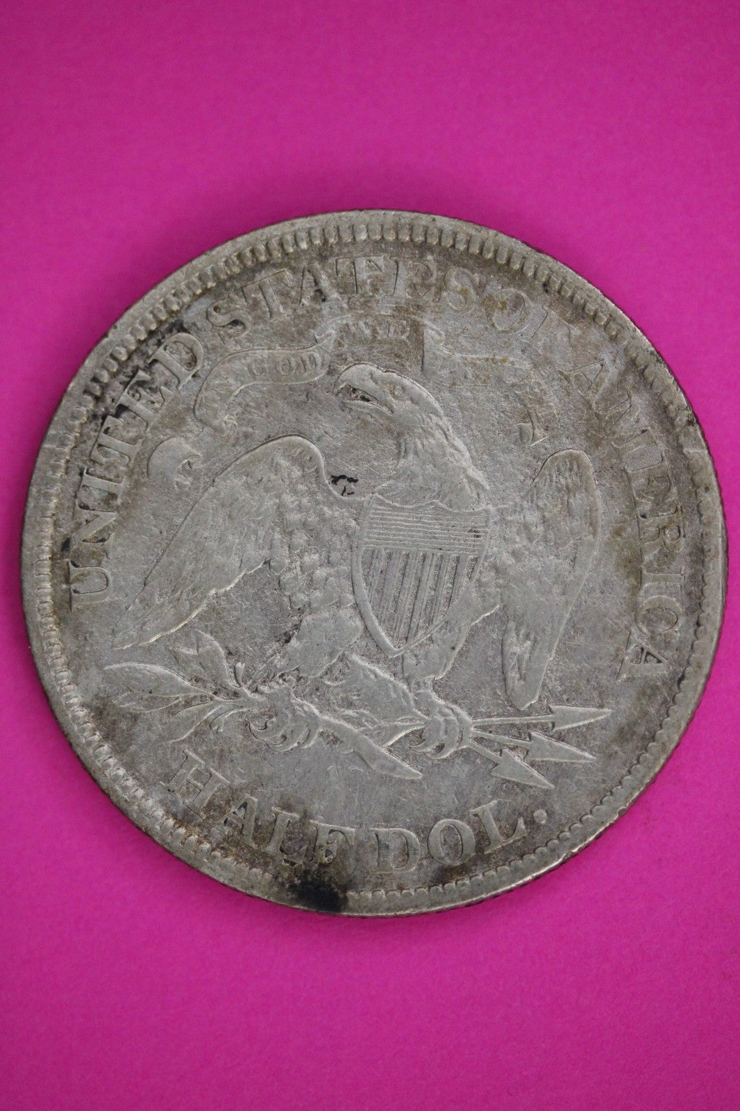 1876 P Seated Liberty Half Dollar Silver Guaranteed Authentic Genuine Coin 2938