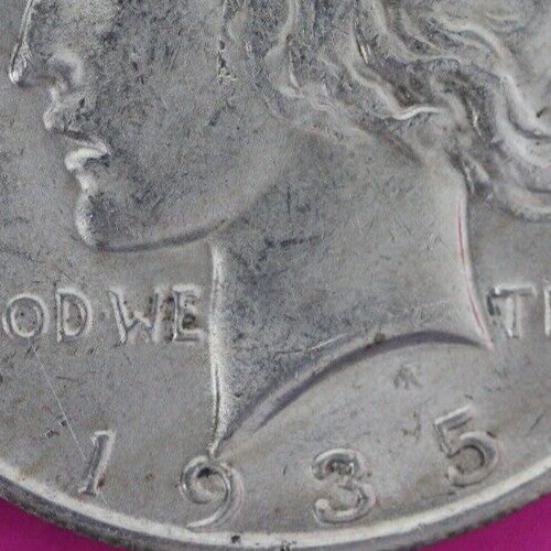 High Grade 1935 S Liberty Peace Silver Dollar San Francisco Semi Key Coin 102