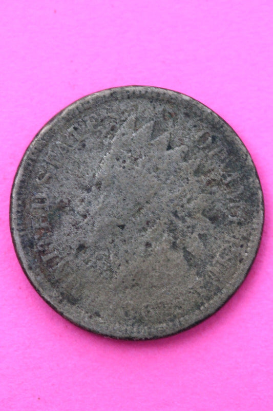 1862 Copper Nickel Indian Head Cent Penny Exact Early Type Coin Pictured 143