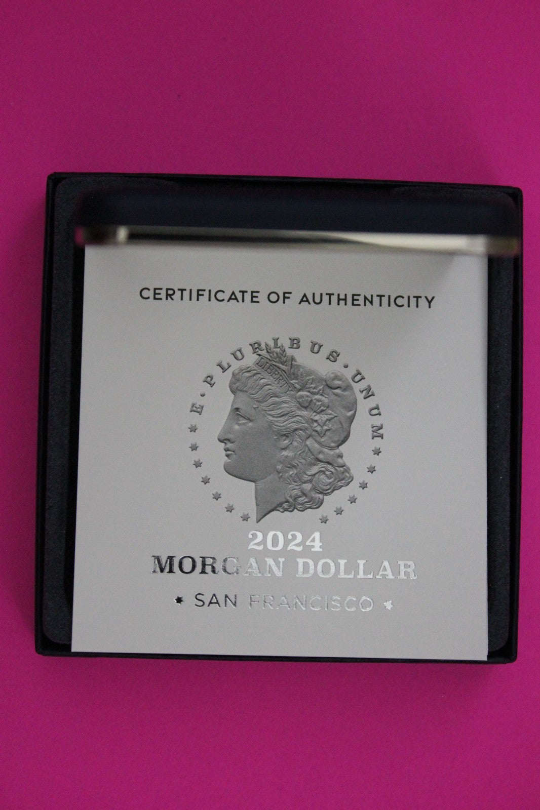 Gem Deep Cameo Proof 2024 S Morgan Silver Dollar .999 Mint Box COA 6054
