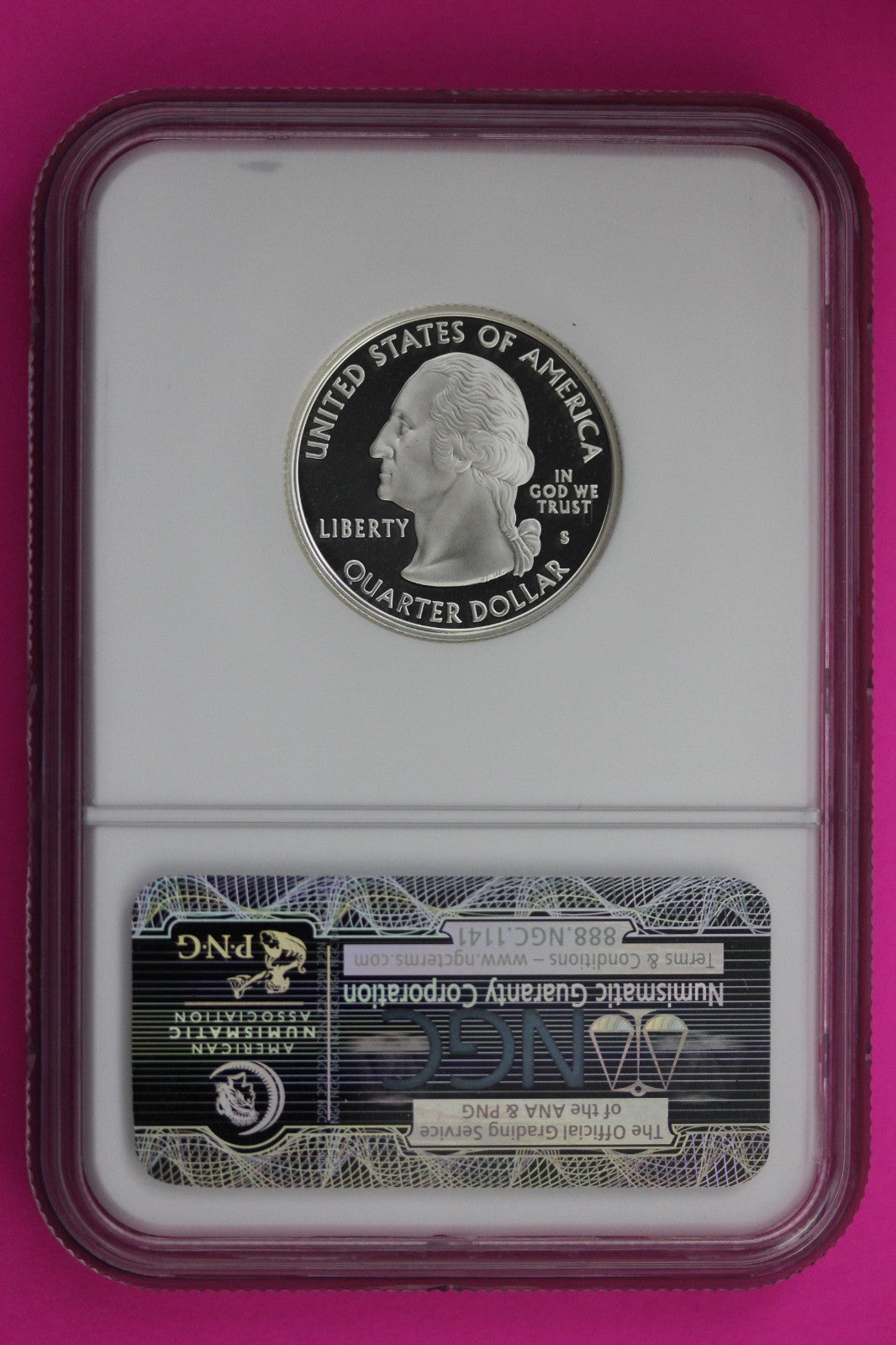 2007 S PF 70 Idaho Silver State Quarter NGC Certified Authentic Slab 462