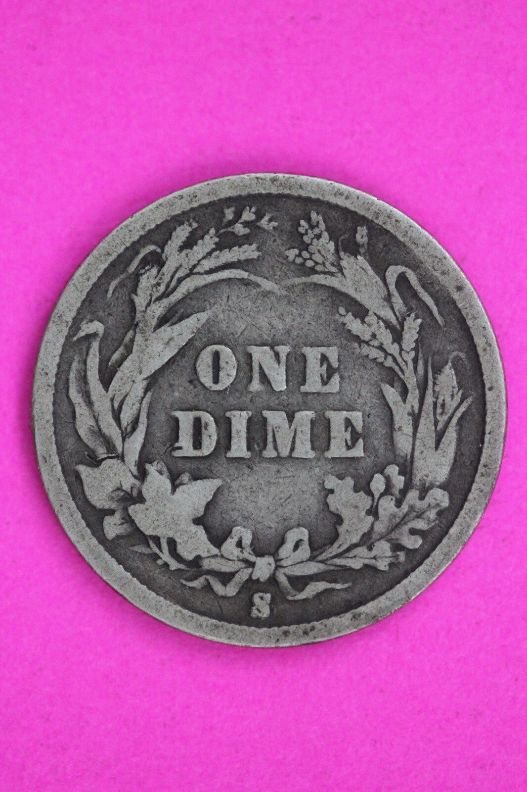 1893 S Barber Liberty Dime Silver Coin Guaranteed Authentic Free Shipping 1550