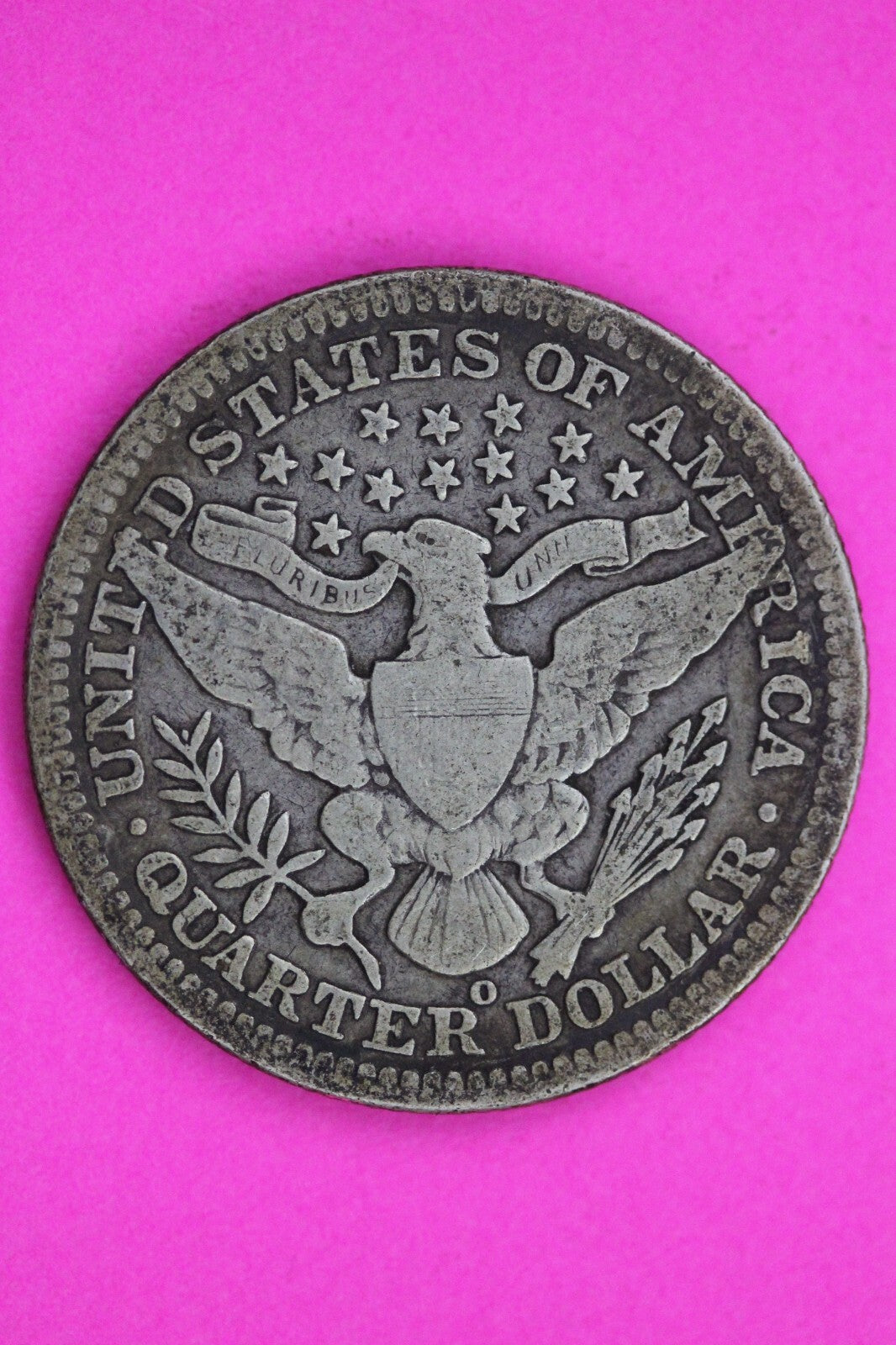 1902 O Barber Liberty Silver Quarter Guaranteed Authentic & Genuine Coin 1210