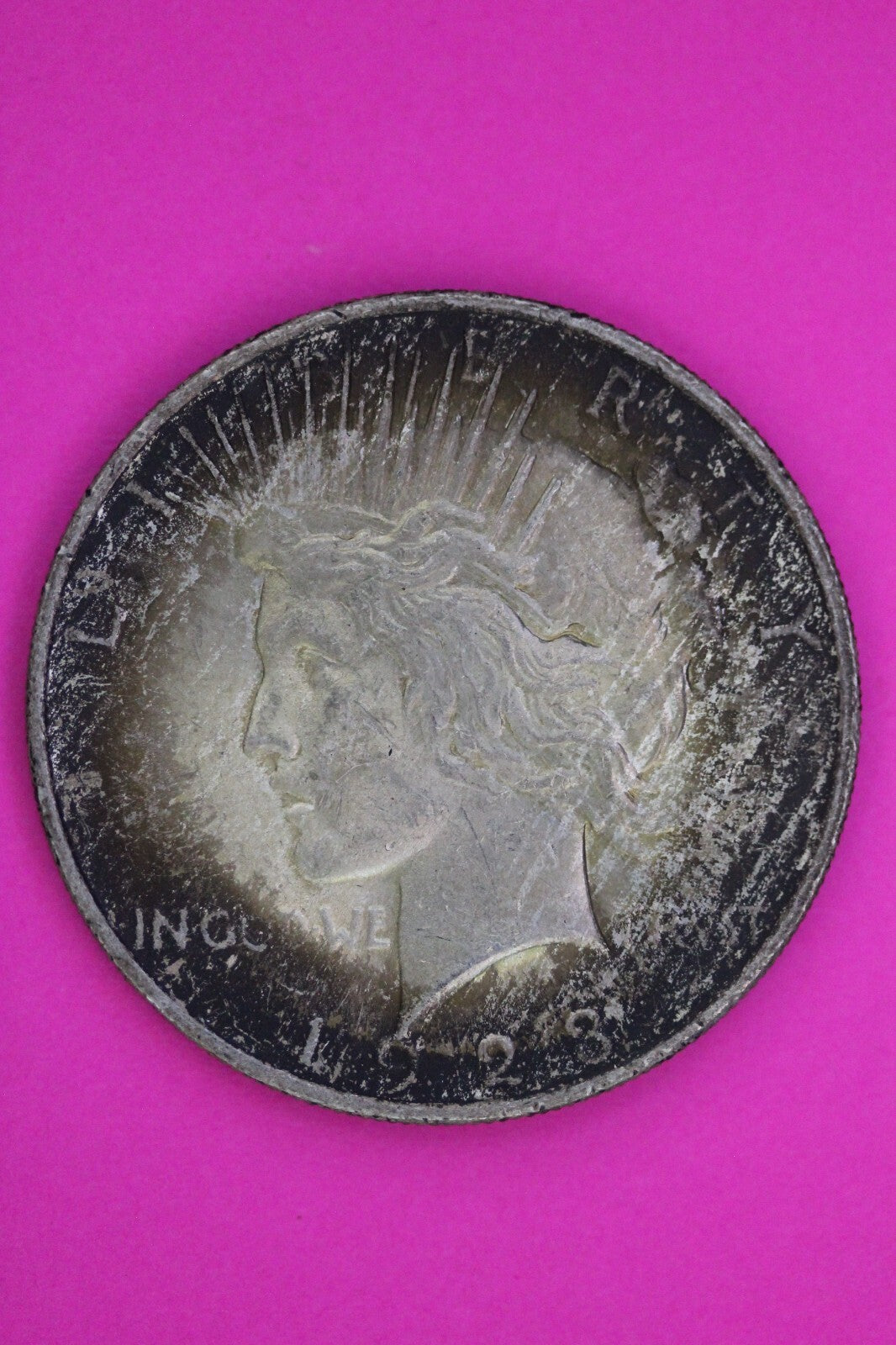 Tone High Grade 1923 P Liberty Peace Silver Dollar Philadelphia Mint Coin 228