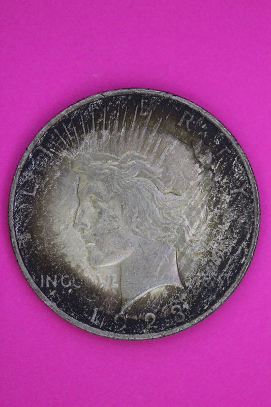 Tone High Grade 1923 P Liberty Peace Silver Dollar Philadelphia Mint Coin 228