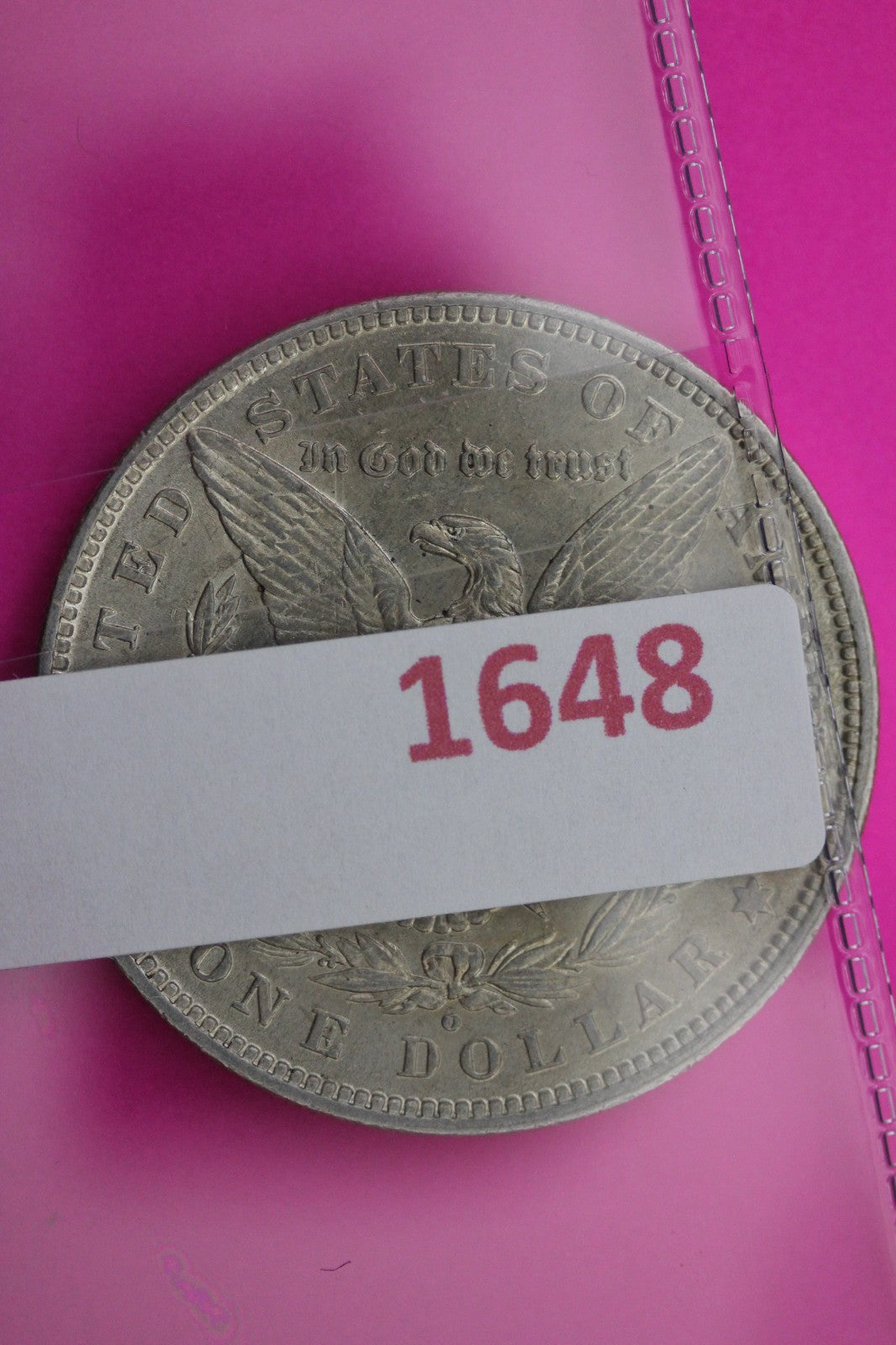 High Grade 1880 O Morgan Liberty Silver Dollar Guaranteed Authentic Coin 1648