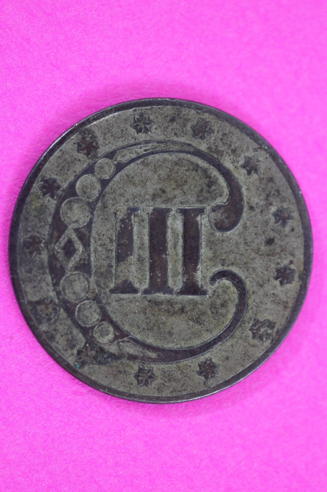 1852 Trime 3 Three Cent Silver Dime Exact Coin Shown In Pics Semi Key Date 119