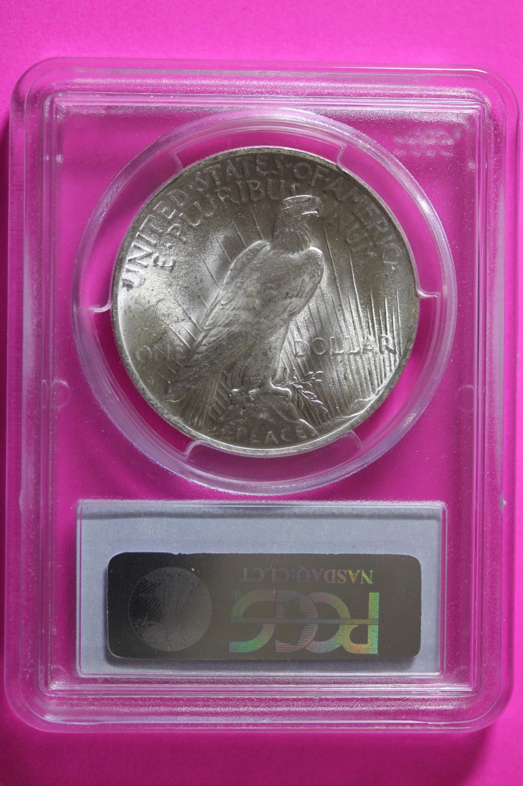 1922 P MS 64 Liberty Peace Silver Dollar PCGS Graded Authentic Certified Slab 54