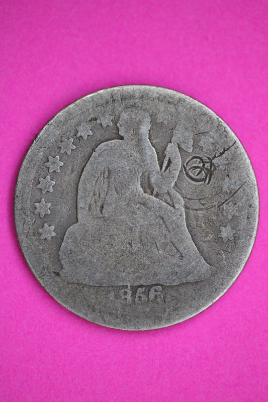 1856 O Seated Dime Silver Exact Coin Shown Low Grade Filler Damaged Bent 2768