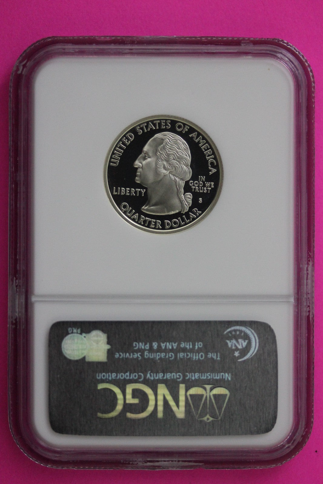 2000 S PF 70 New Hampshire Silver State Quarter NGC Certified Authentic Slab 412