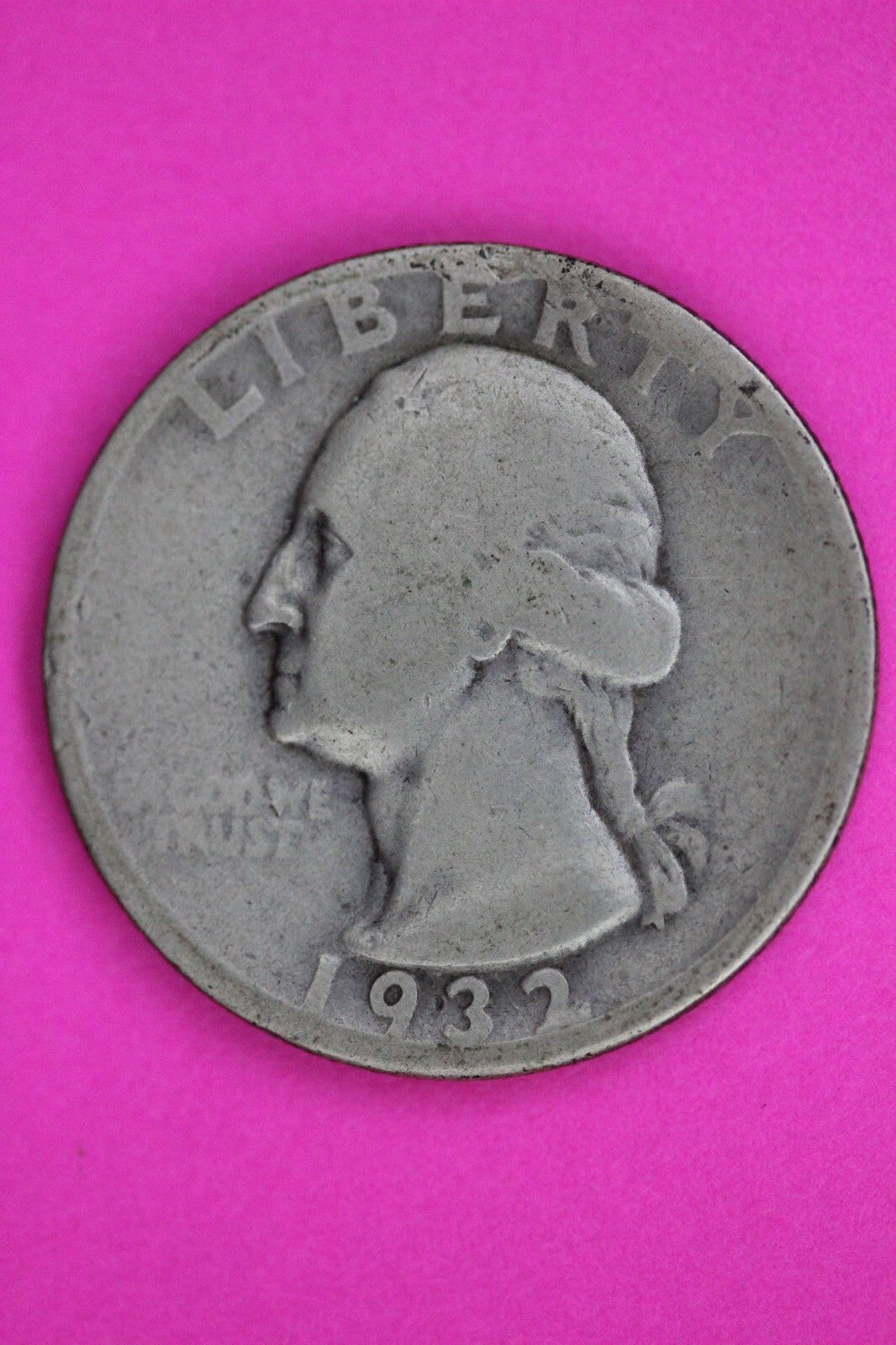 1932 D George Washington Silver Quarter Guaranteed Autthentic Genuine Coin 1469
