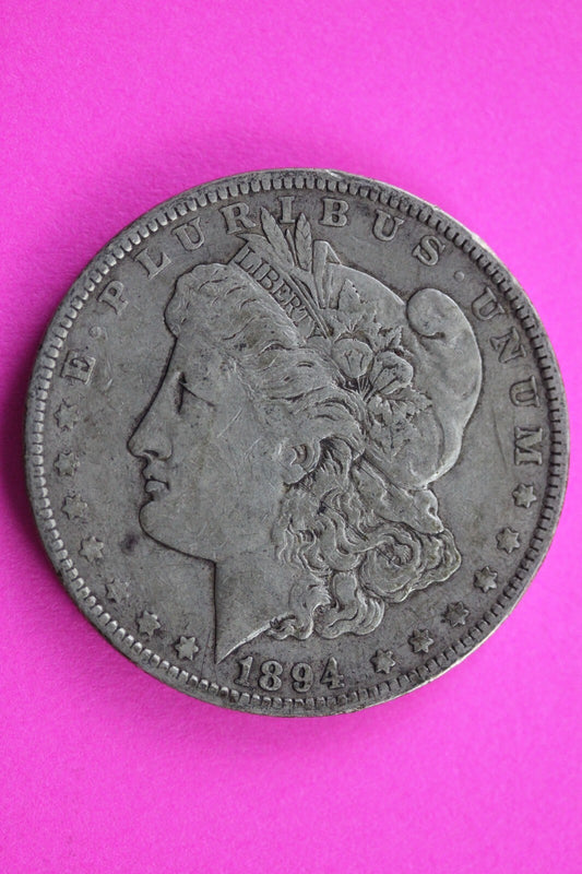 1894 O Morgan Lady Liberty Rare Date Silver Dollar Guaranteed Authentic 0216N