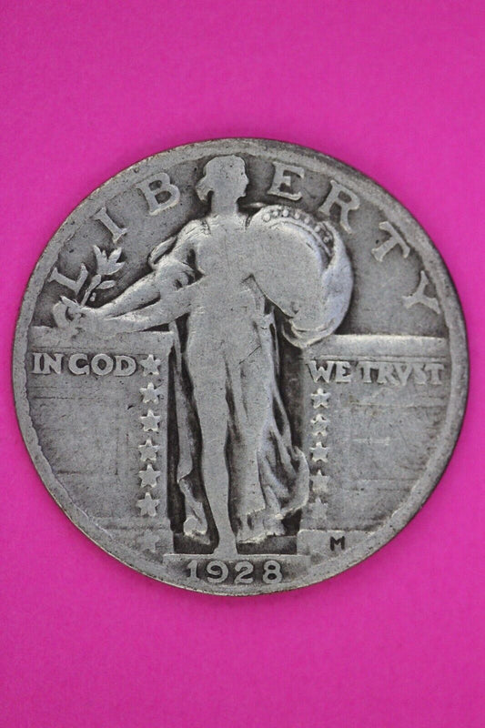 Full Date 1928 P Standing Liberty Silver Quarter You Get The Coin In Pics TOM 30