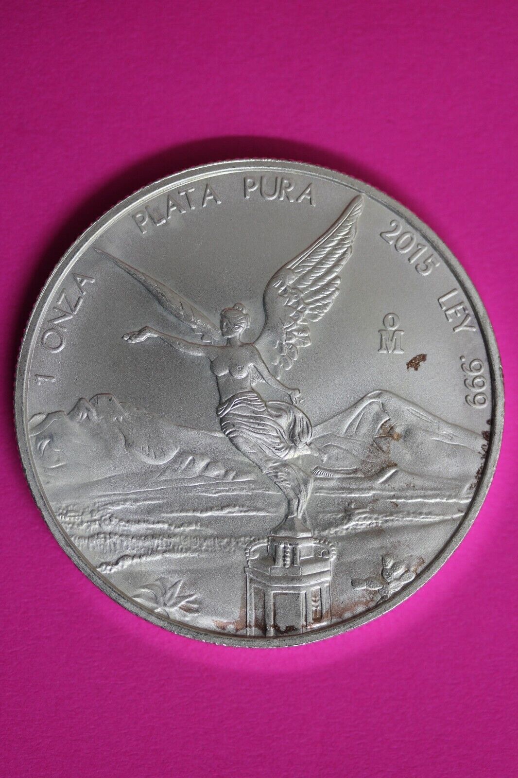 Gem BU 2015 Mexico Libertad Same Coin In Pics 1 Onza 1 OZ .999 Silver Coin 145