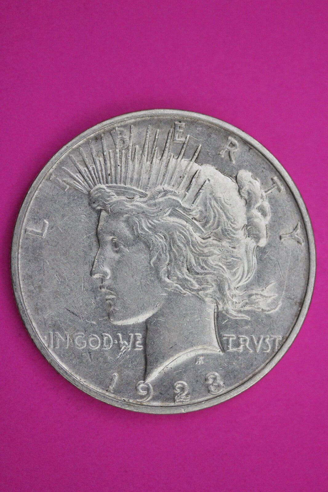 High Grade 1923 D Liberty Peace Silver Dollar Denver Mint Nice Luster 214