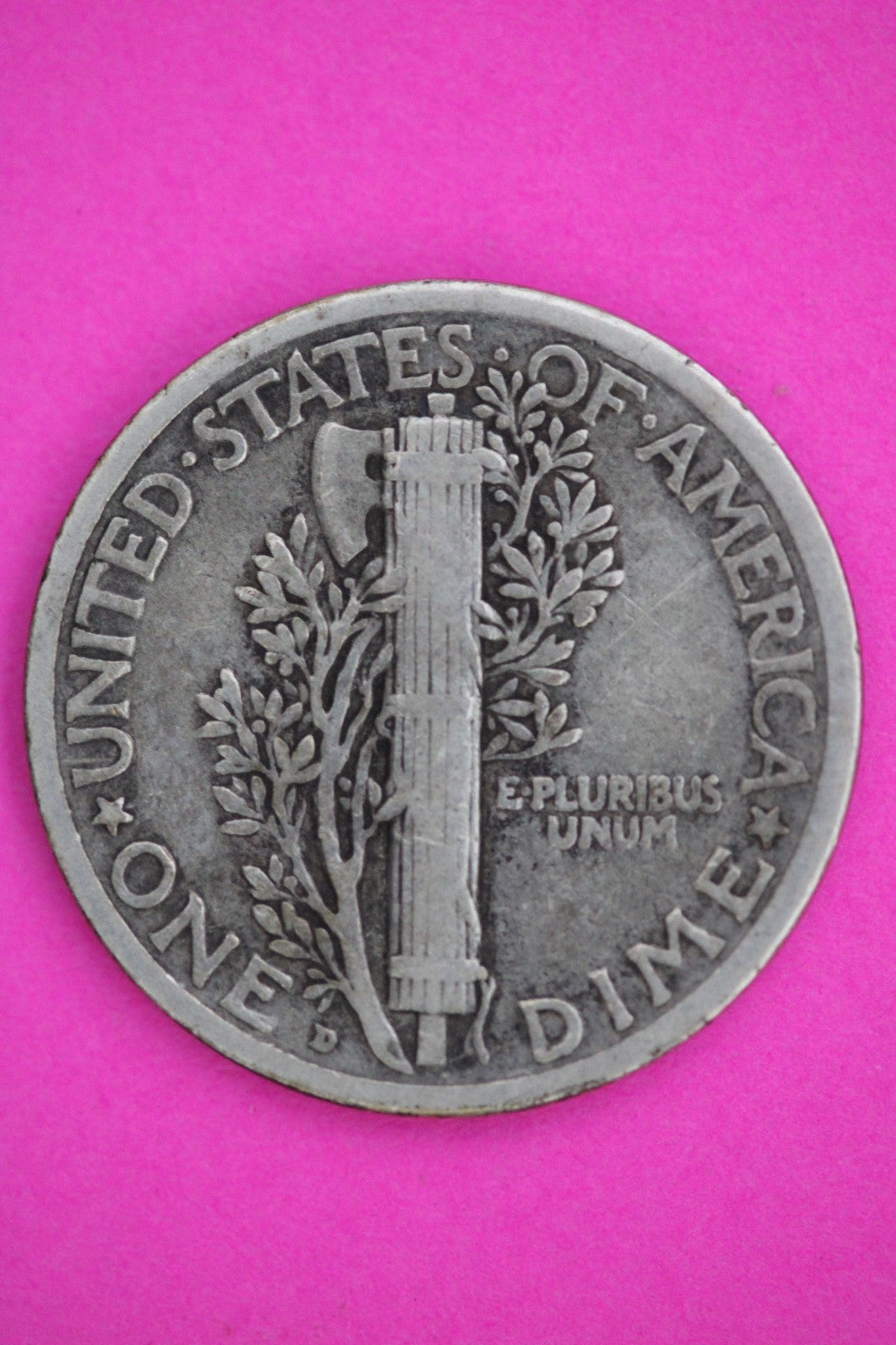 1919 D Mercury Liberty Dime Silver Coin Guaranteed Genuine American Seller 2576