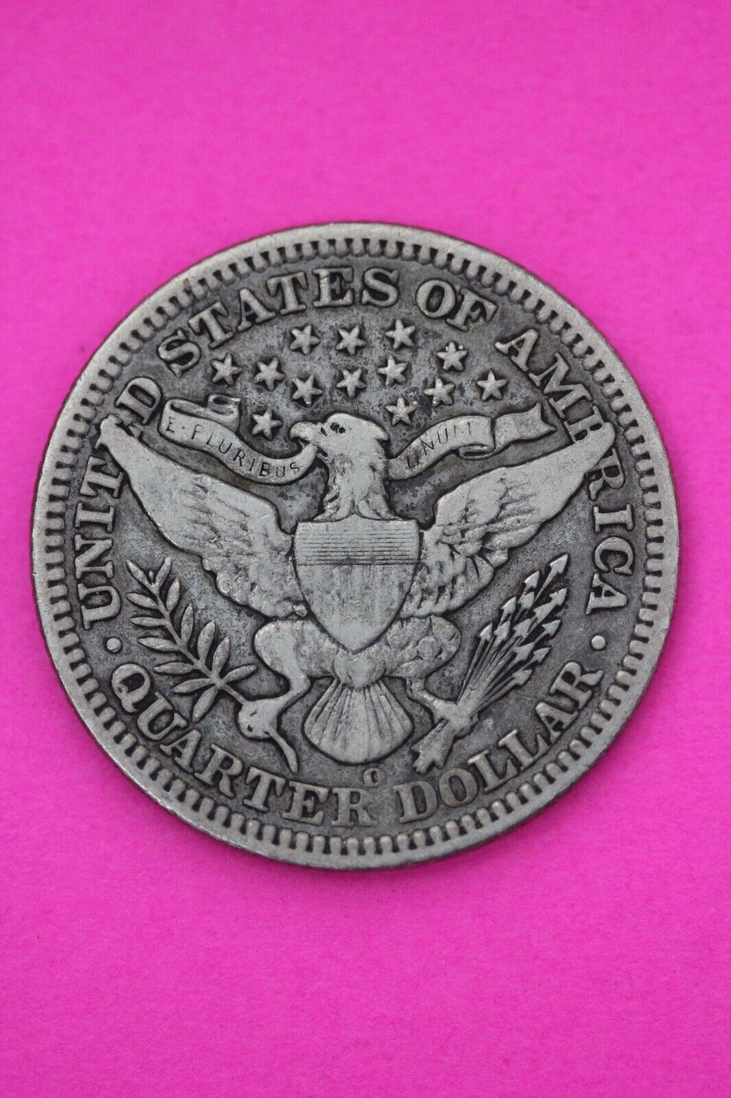 1902 O Barber Liberty Silver Quarter Scarce Semi Key Date New Orleans Mint 62