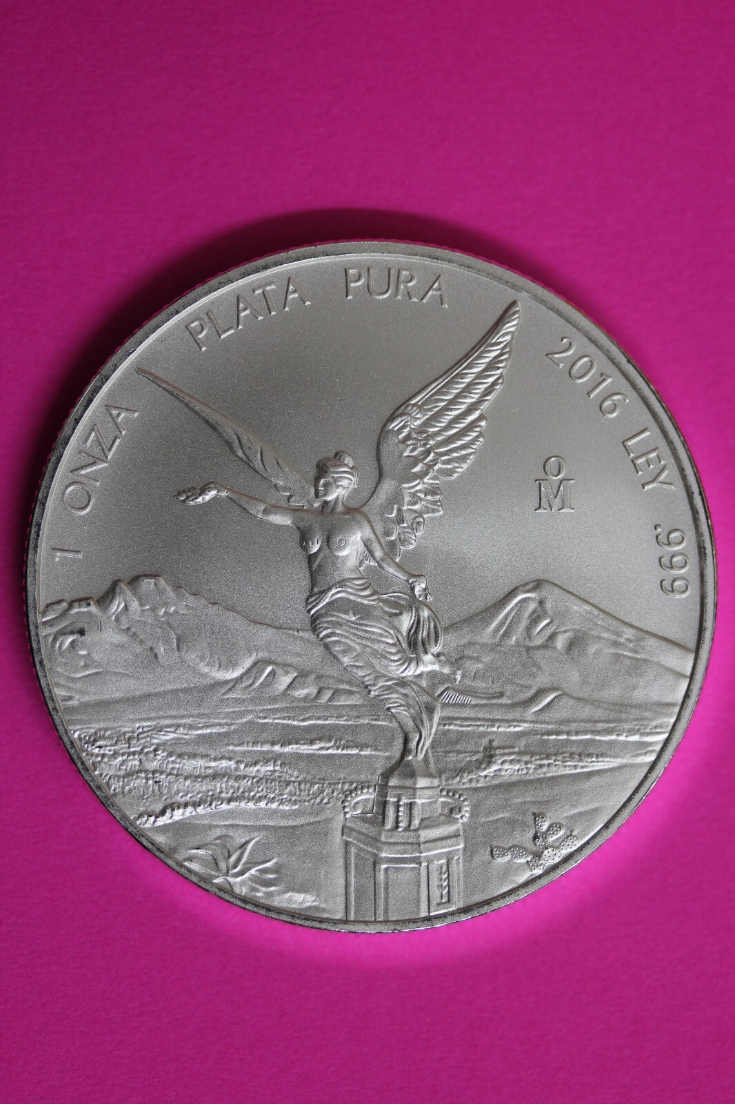 Gem BU 2016 Mexico Libertad Same Coin In Pics 1 Onza 1 OZ .999 Silver Coin 133